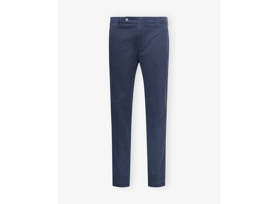 Berwich - Trouser cotton stretch - Navy