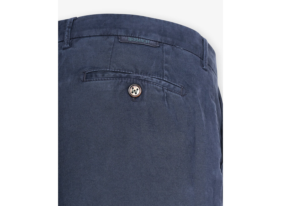 Berwich - Trouser cotton stretch - Navy