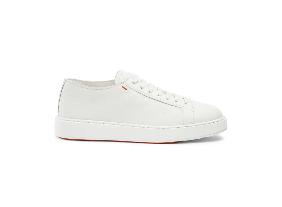 Santoni - Iconic sneaker - White - LES HOMMES D'AMSTERDAM