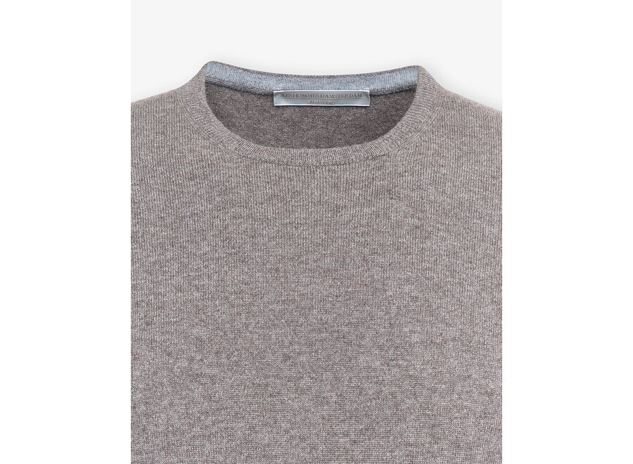 Round neck - Cashmere - Greige