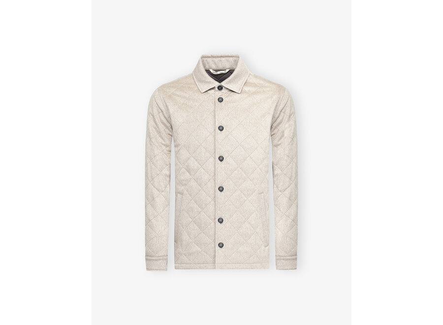 Maurizio Baldassari - Quilted jacket cashmere - Taupe