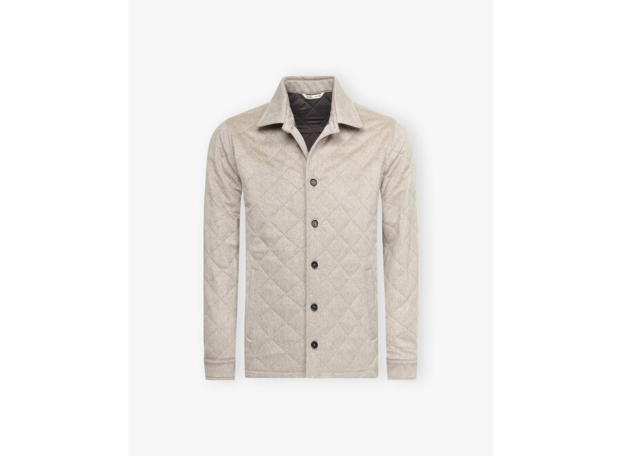 Maurizio Baldassari - Quilted jacket cashmere - Taupe