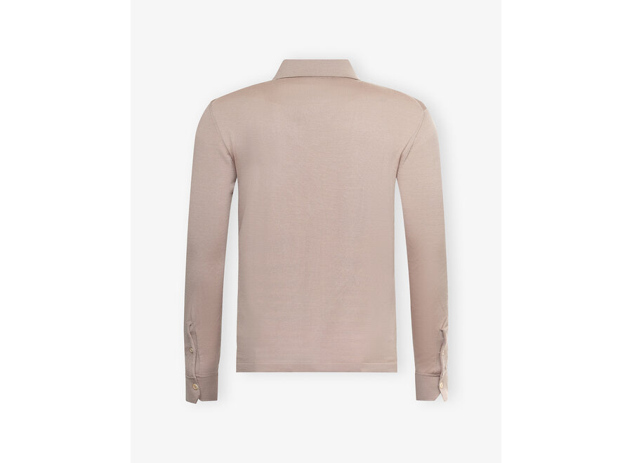 Brioni - Polo shirt long sleeve - Wool - Beige