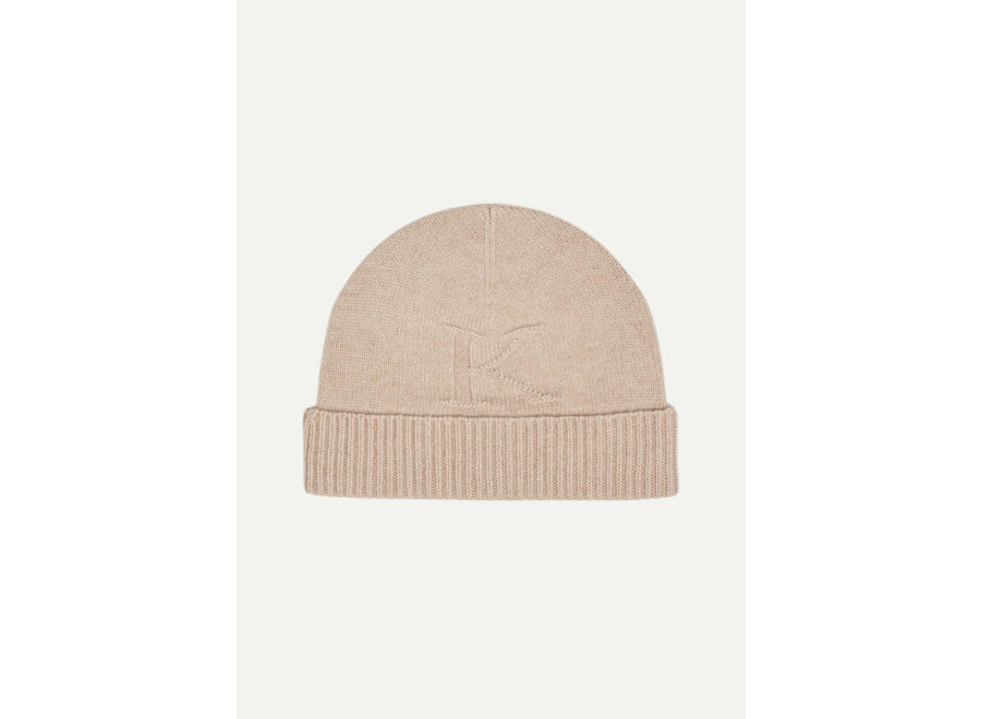 Kiton - Beanie cashmere - Taupe