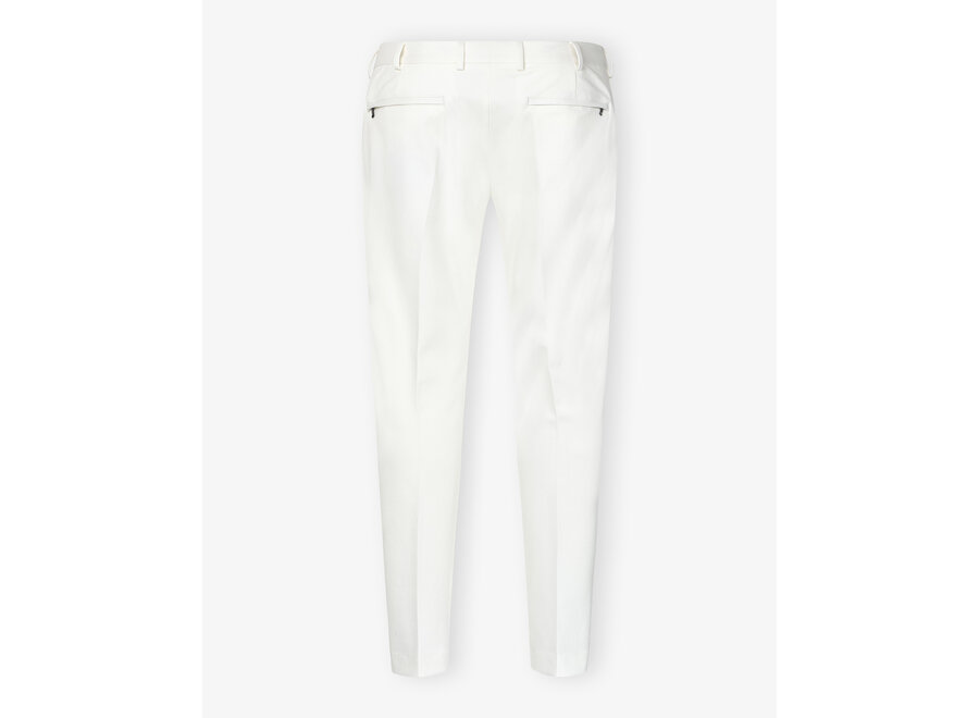 パンツ PT TORINO White Stretch Cotton Blend Pant PT Torino - Stone Stretch Twill Slim Fit Pant | Mitchell Stores