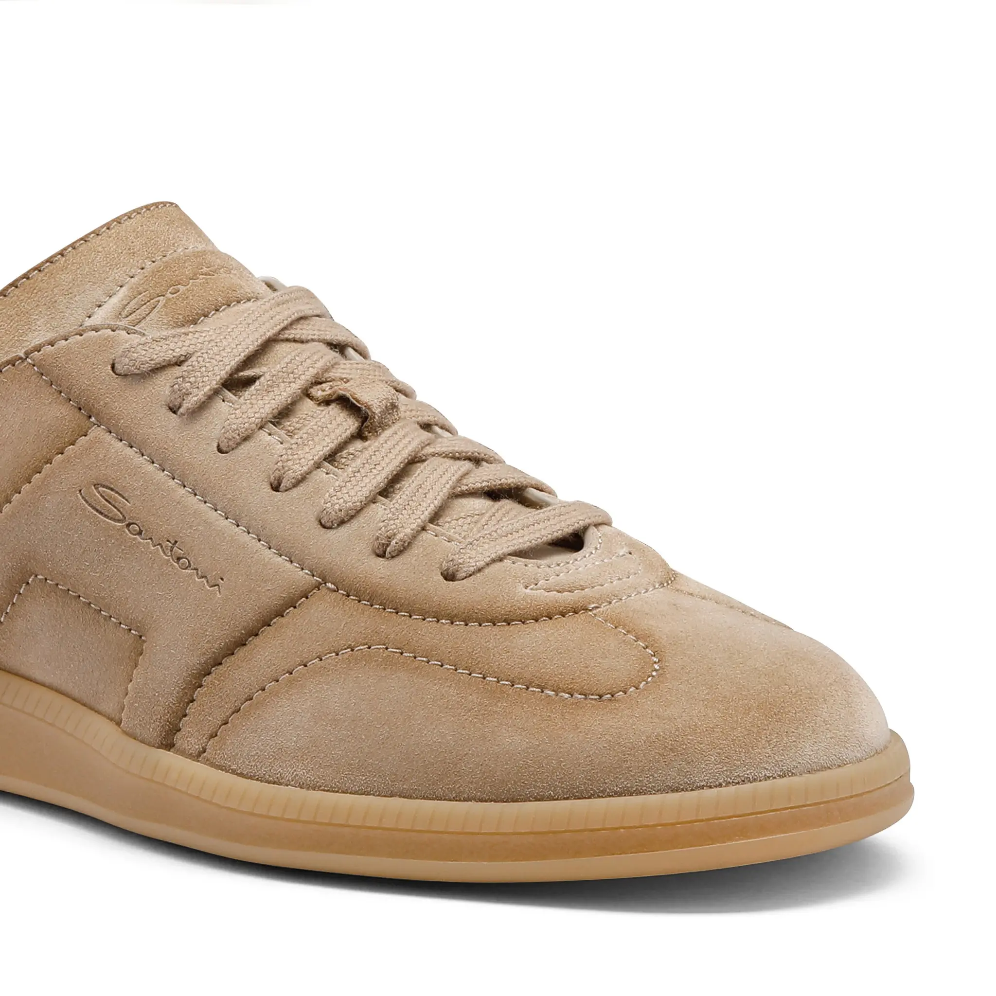 スニーカー SANTONI DBS OLY SNEAKERS IN GRAINY LEATHER AND SUEDE Santoni DBS Oly Low-Top Sneakers | Saks Fifth Avenue