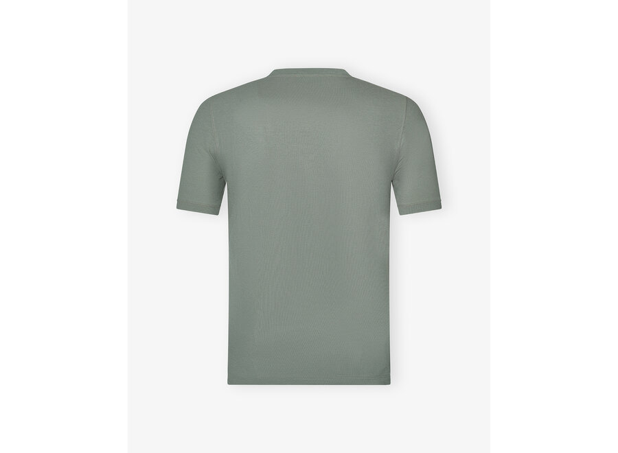 Zanone - T-shirt ice cotton - Green - LES HOMMES D'AMSTERDAM