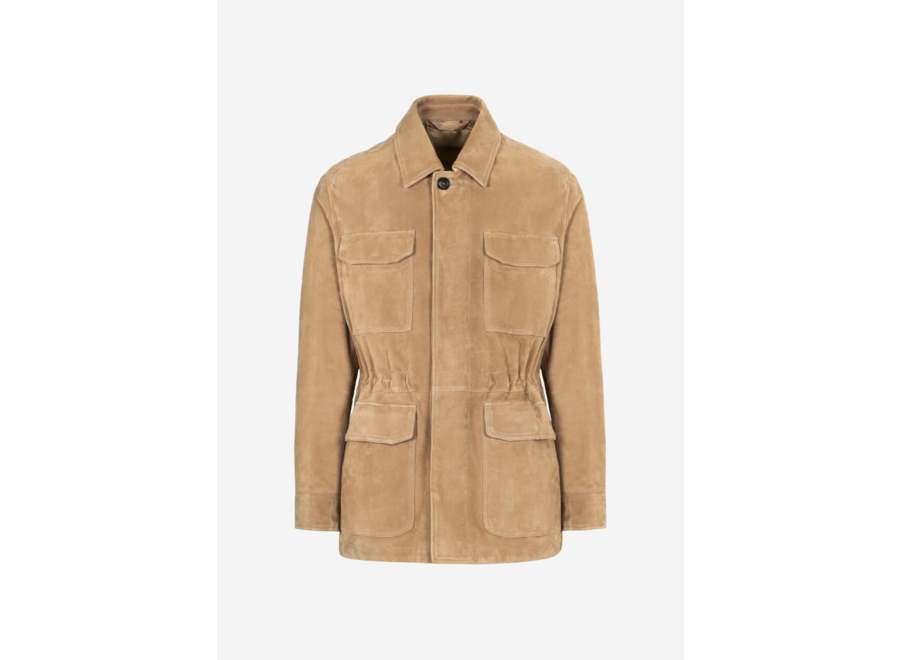 Brioni - Sahariana jacket - Lambskin - Taupe