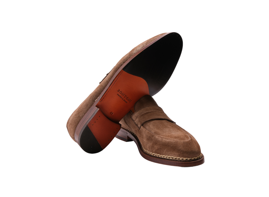 Bontoni - Penny loafer Norwegian - Taupe