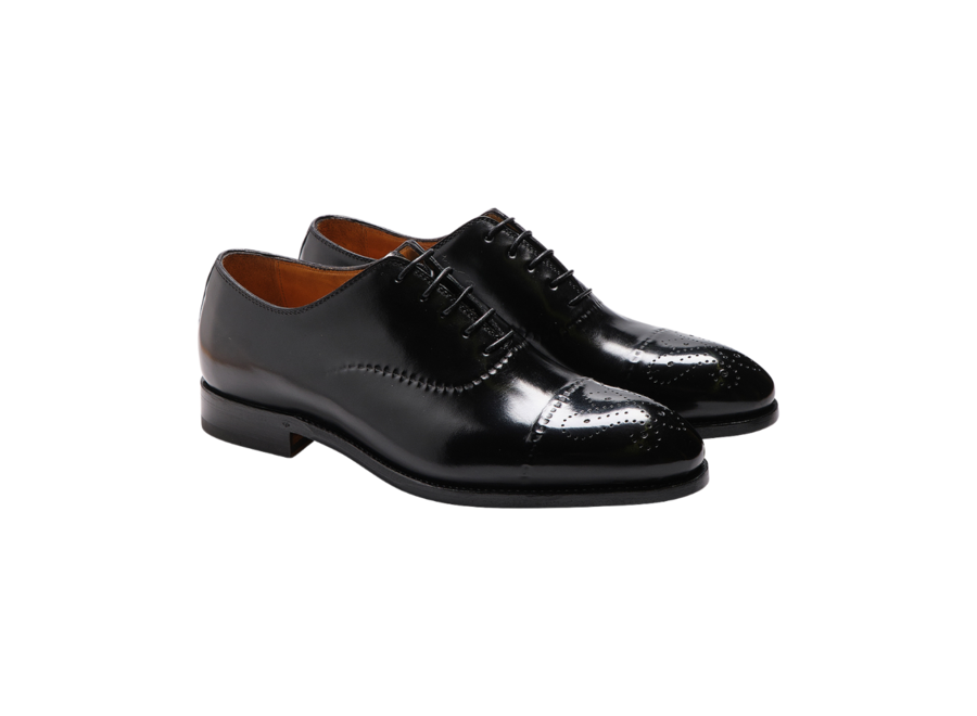 Bontoni - Oxford reversed stiched - Black