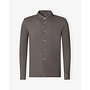 Fedeli - Pique polo long sleeve - Brown
