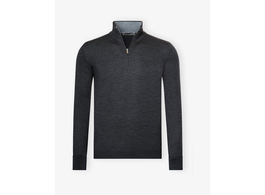LHDA - Half zip virgin wool - Grey