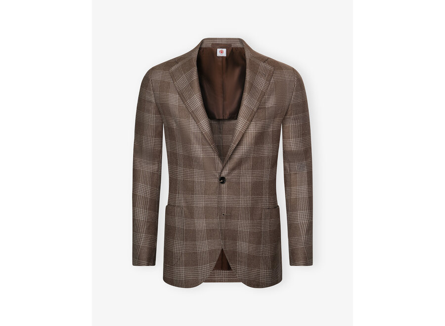 Borrelli Napoli - Jacket wool silk - Brown