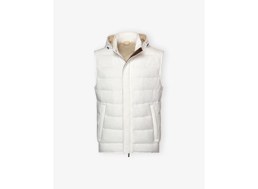 Maurizio Baldassari - Gilet virgin wool - Cream white