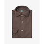 Borrelli Napoli - Shirt washed cotton - Brown