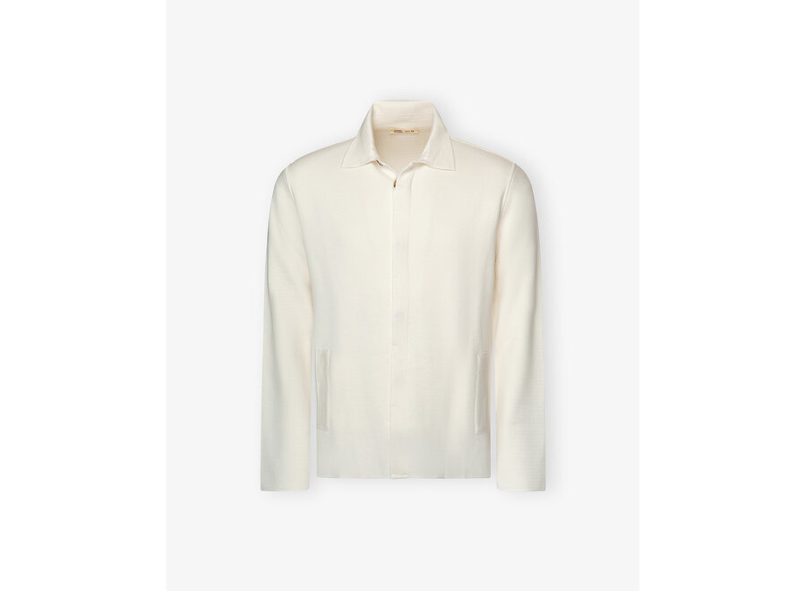 Maurizio Baldassari - Virgin wool vest hidden button - Cream