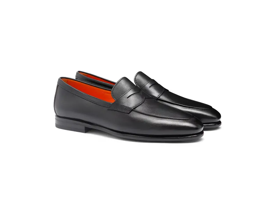 Santoni - Loafer Carlos - Goodyear - Black