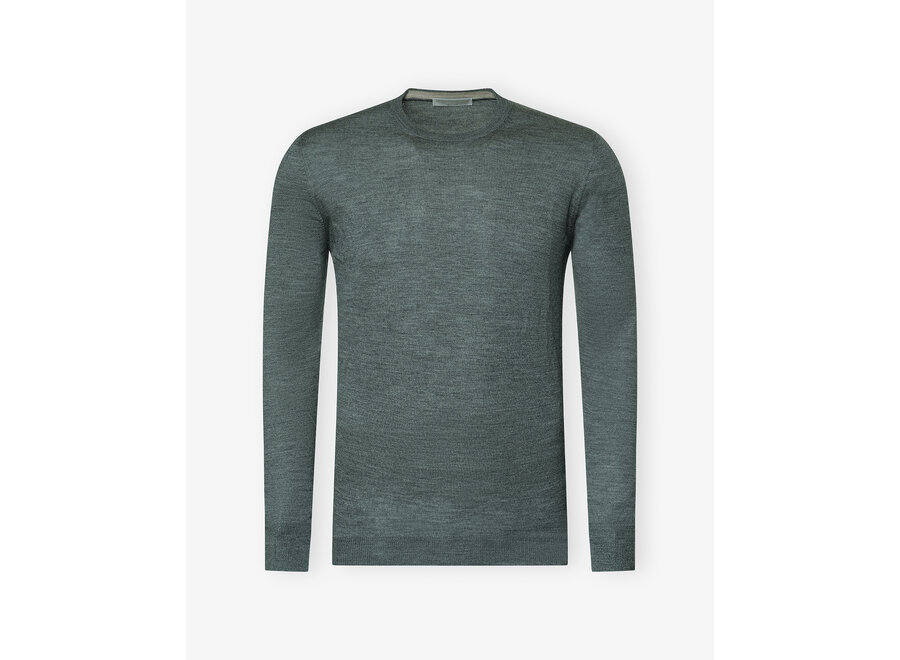 LHDA - Round neck wool and silk - Grey