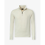 Brioni - Half zip cashmere wool - Cream white