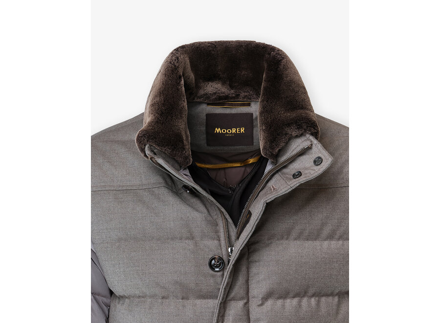MooRER - Bomber goosedown - Taupe