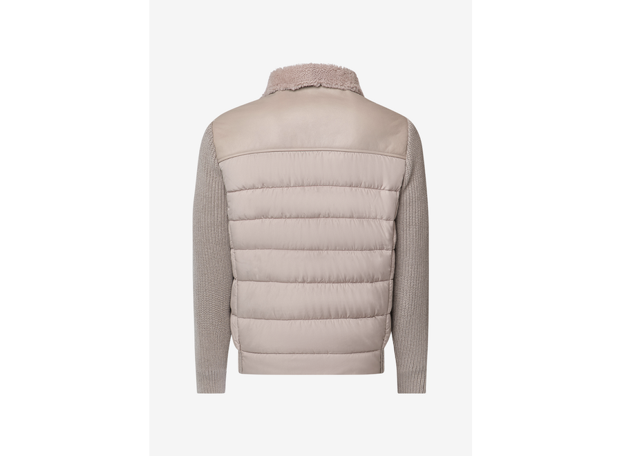 Corneliani - Bomber lambskin and cashmere - Taupe