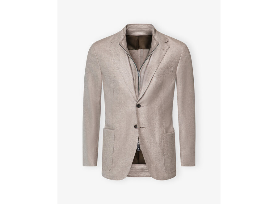 Corneliani - jacket wool cashmere - Greige