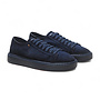 Santoni - Sneaker calf silk suede - Navy