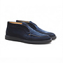 Santoni - Desert boot calf silk suede - Navy