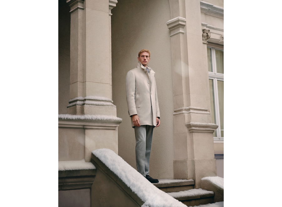 MooRER - Overcoat baby cashmere - Beige