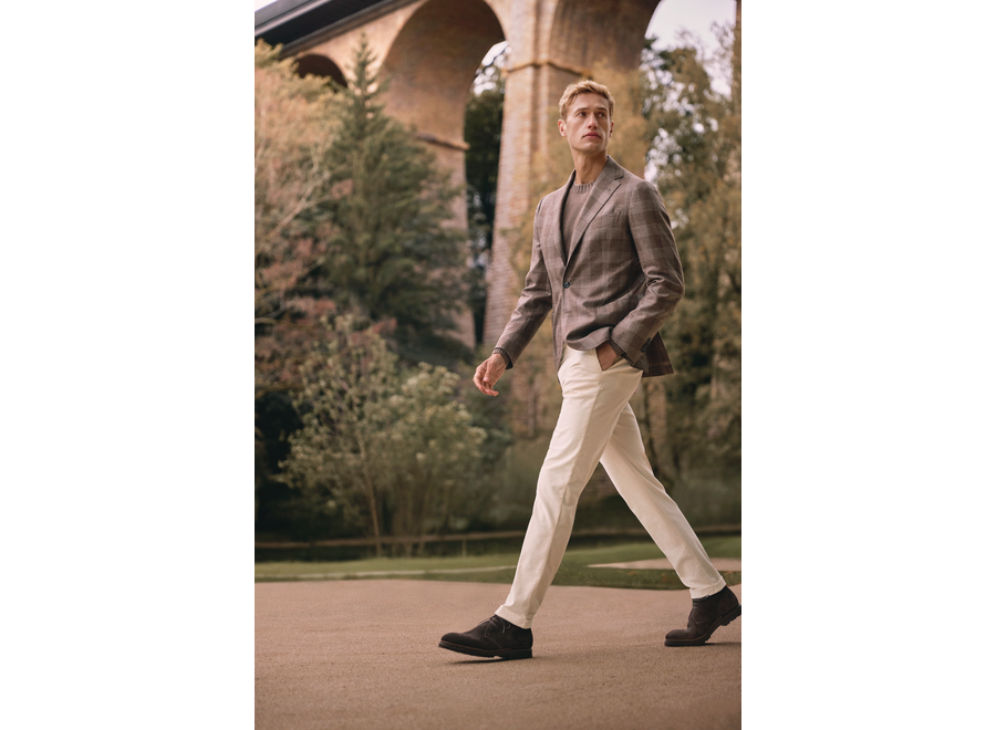 Berwich - Trousers corduroy - Cream white