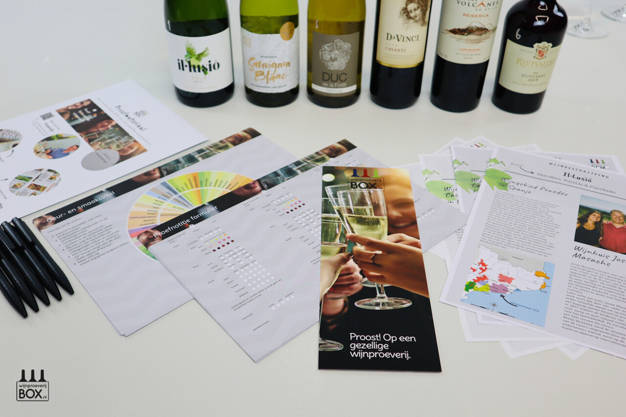 Wijnproeverijbox Wereldreis (meest gekozen)