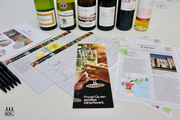 Wijnproeverijbox Wijnreis Frankrijk
