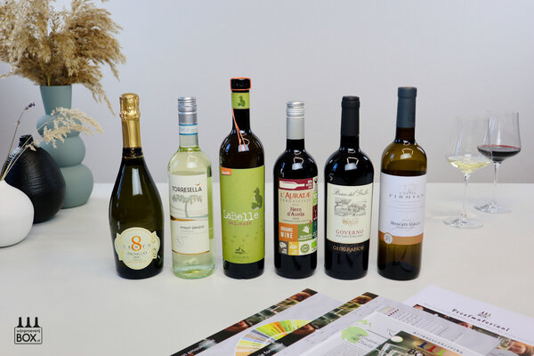 Wijnproeverijbox Wijnreis Italië