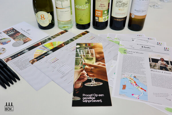 Wijnproeverijbox Wijnreis Italië