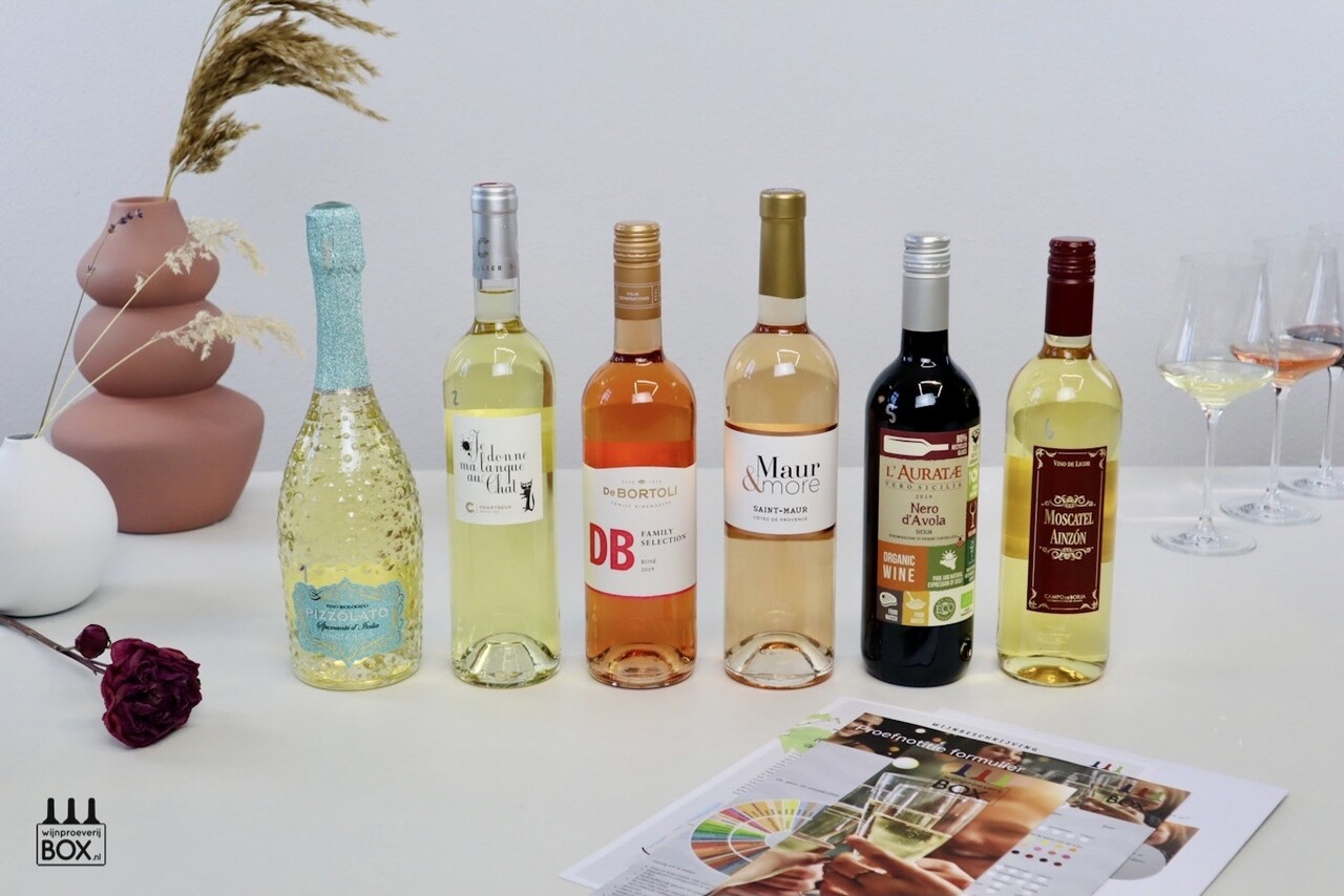 Wijnproeverijbox Wijnreis Vriendinnen