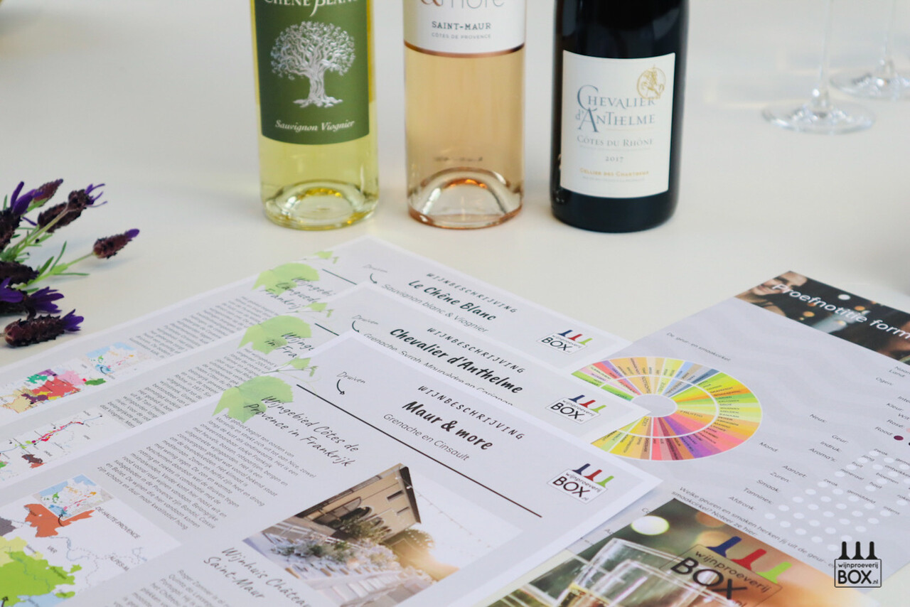 Wijnproeverijbox Wijntrip Mediterraans Frankrijk