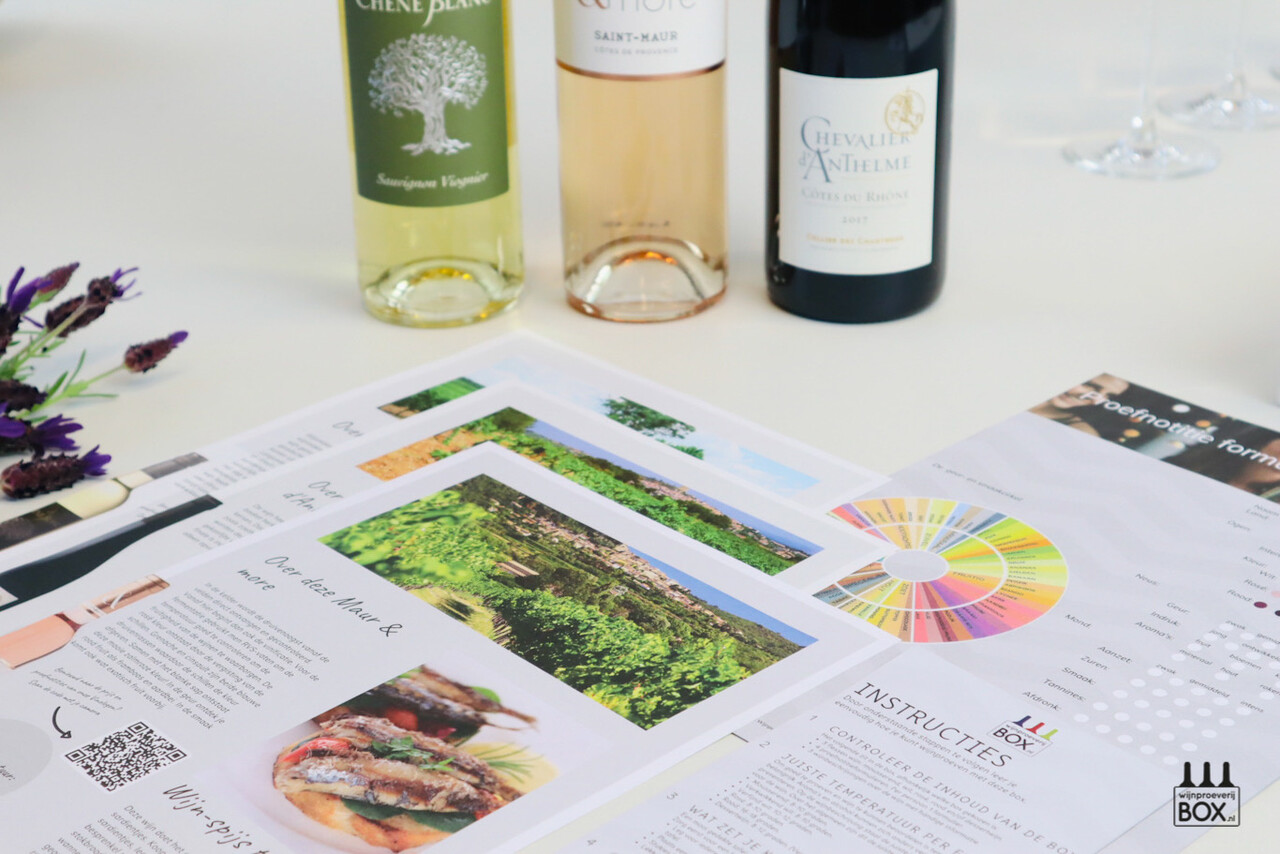 Wijnproeverijbox Wijntrip Mediterraans Frankrijk