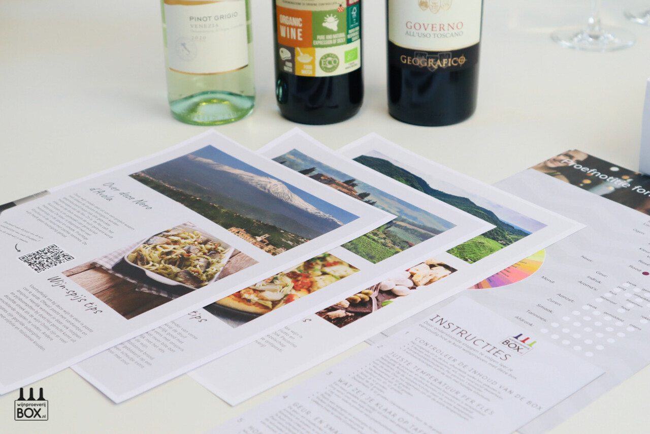 Wijnproeverijbox Wijntrip Authentiek Italië