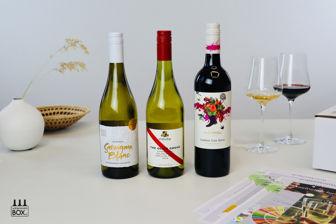Wijnproeverijbox Wijntrip Australië & Nieuw Zeeland