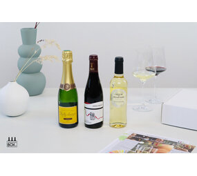 Wijnproeverijbox Mini-Wijntrip Feestelijk Frankrijk