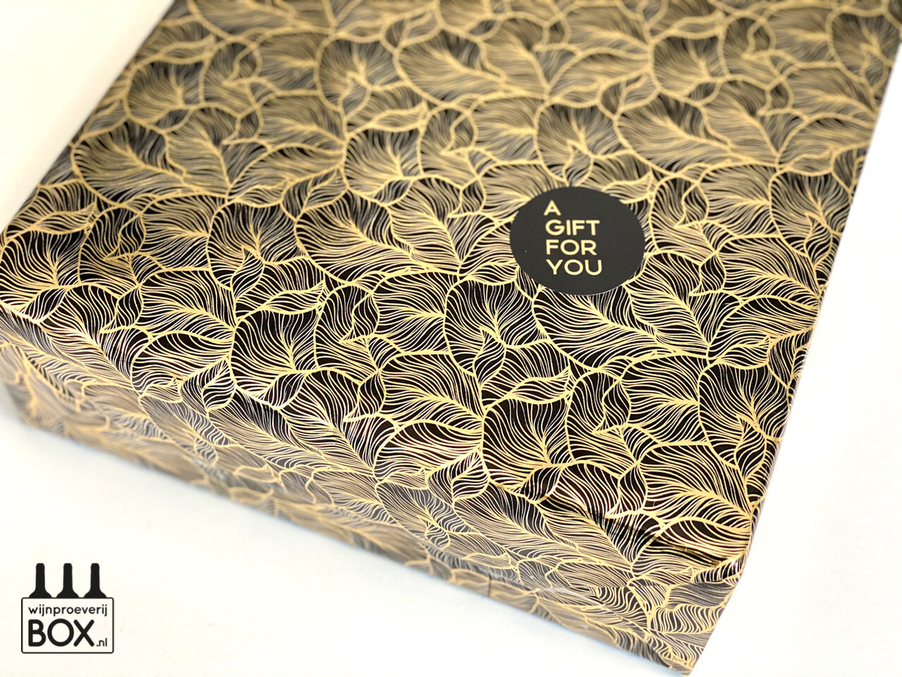 Cadeaupapier zwart/goud