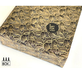 Cadeaupapier zwart/goud