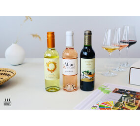 Wijnproeverijbox Mini-Wijntrip | LIVE begeleiding Vinoloog