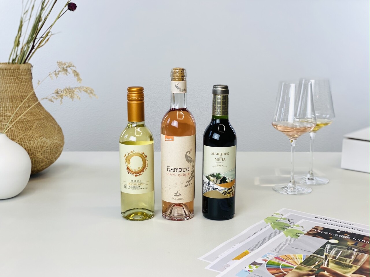 Wijnproeverijbox Mini-Wijntrip | Virtuele begeleiding Vinoloog