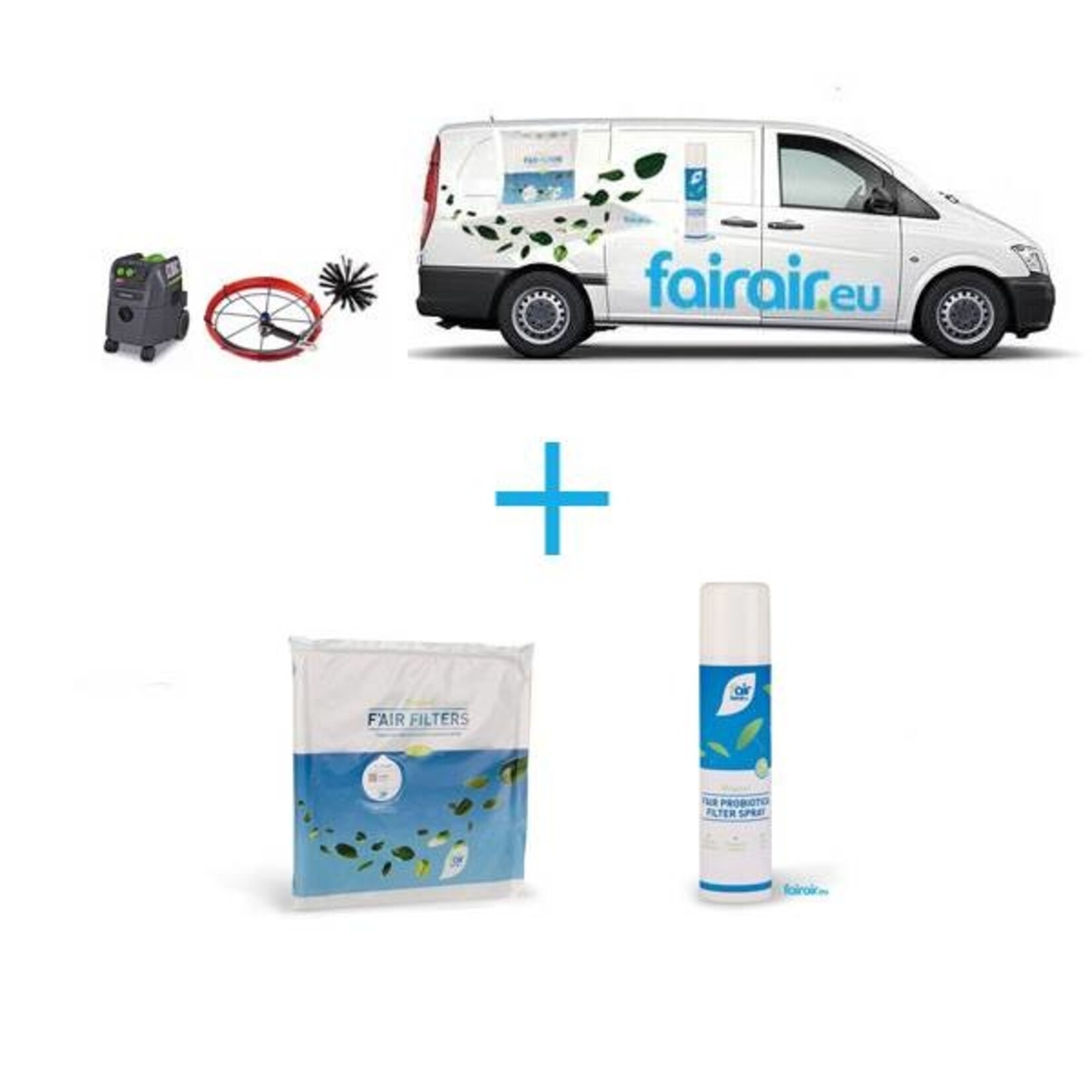 FAIRAIR Groen Onderhoud Ventilatiesysteem (Alleen Ventilatiesysteem)