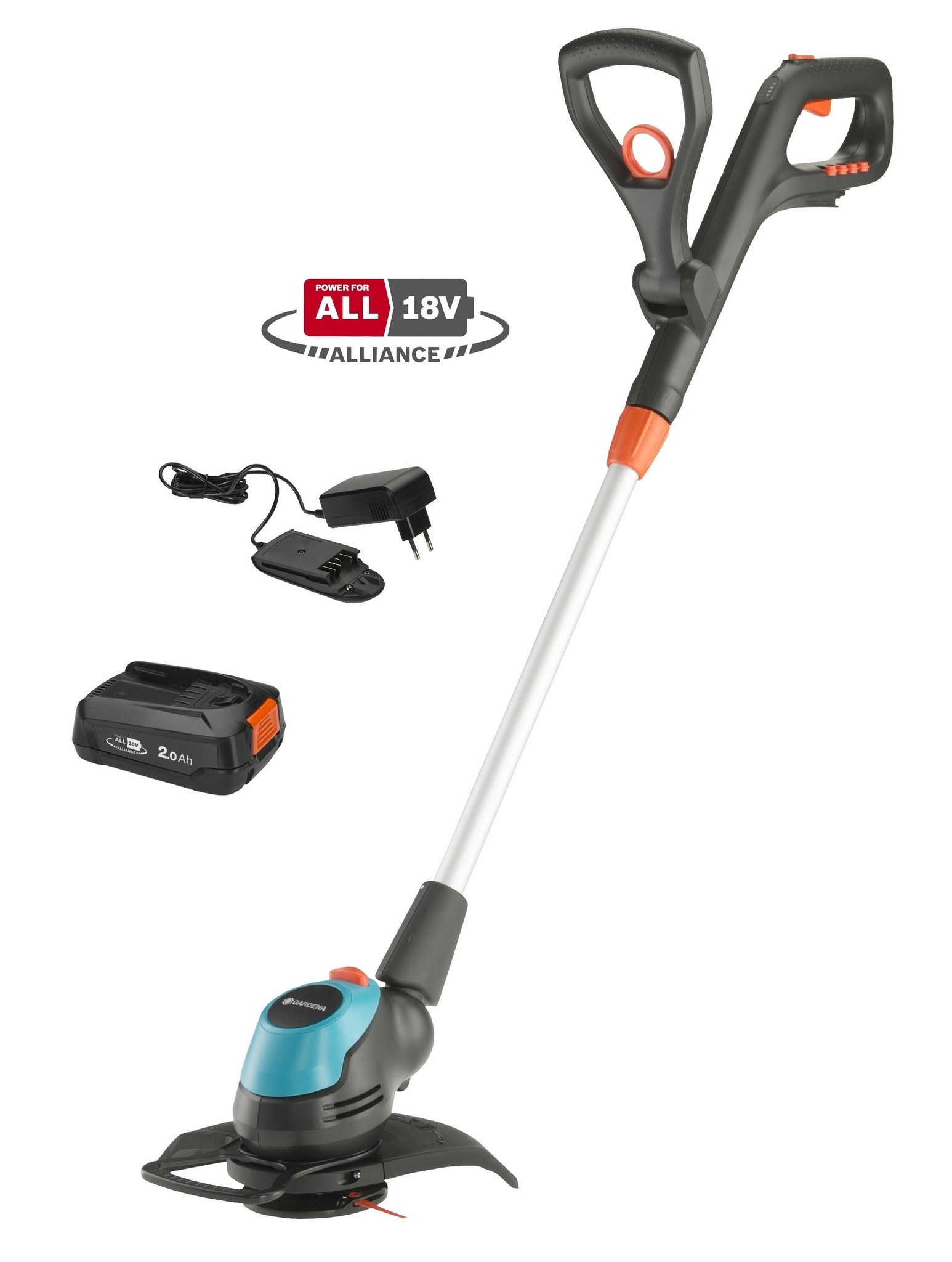 Traditioneel aanwijzing gekruld Gardena Accu trimmer EasyCut 23/18V set - GroenRijk Middelburg