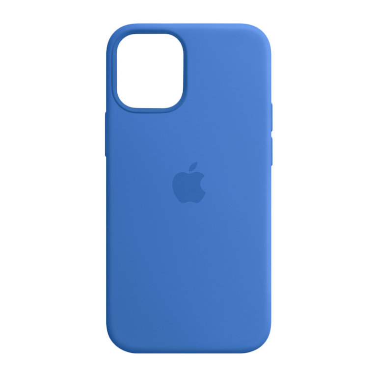 Iphone 12 Mini Silicone Case With Magsafe Capri Blue Tecca