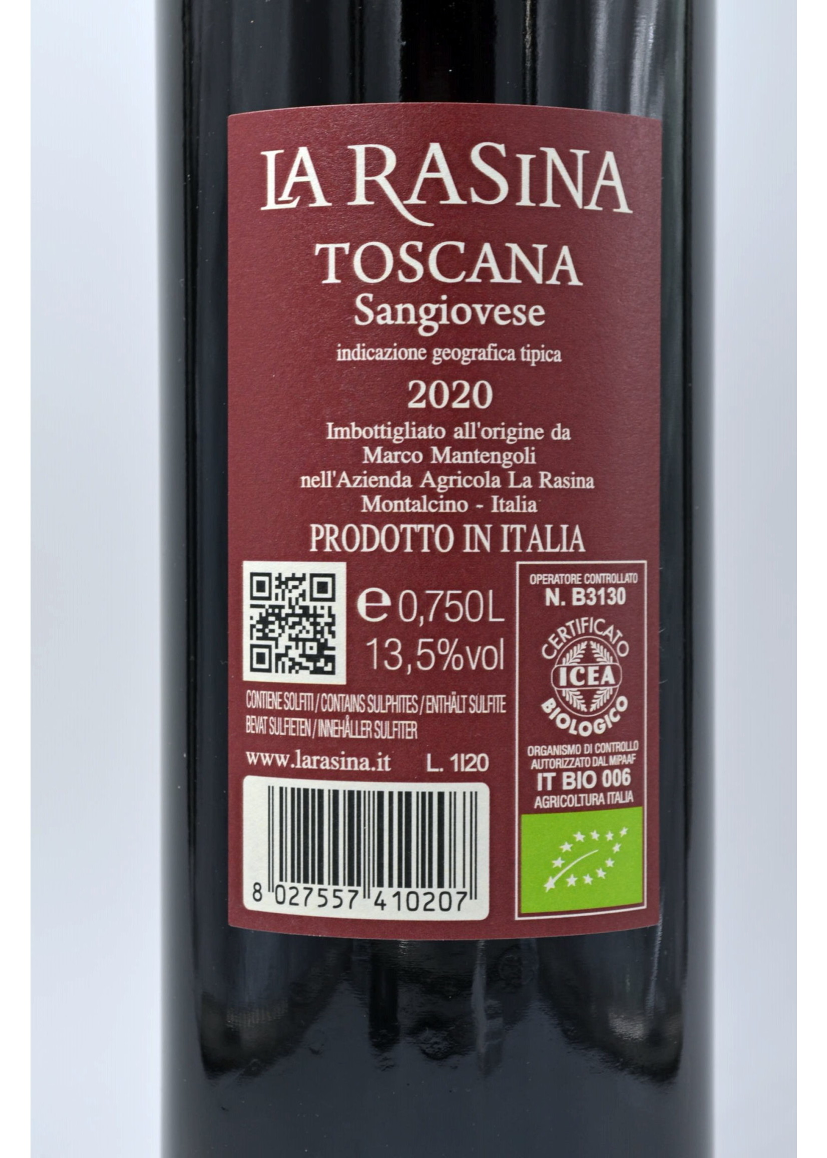 2020 Sangiovese Toscana la Rasina