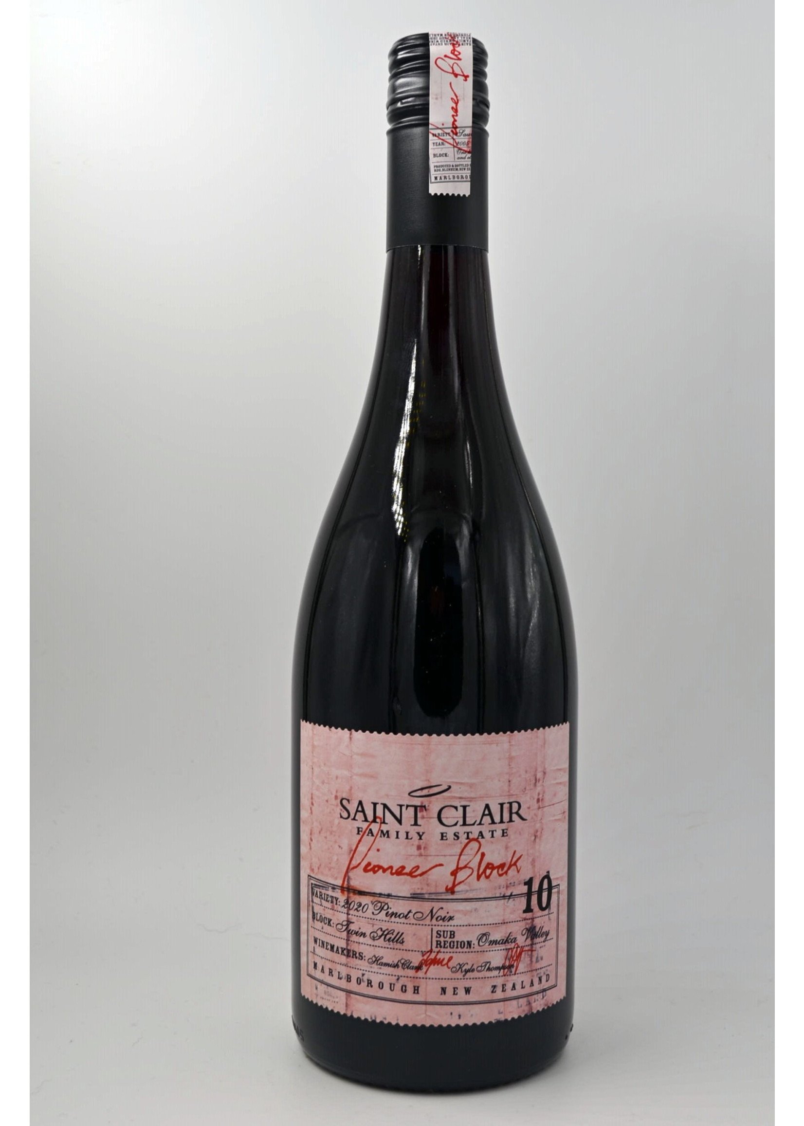 2020 Pinot Noir Block 10 Saint Clair