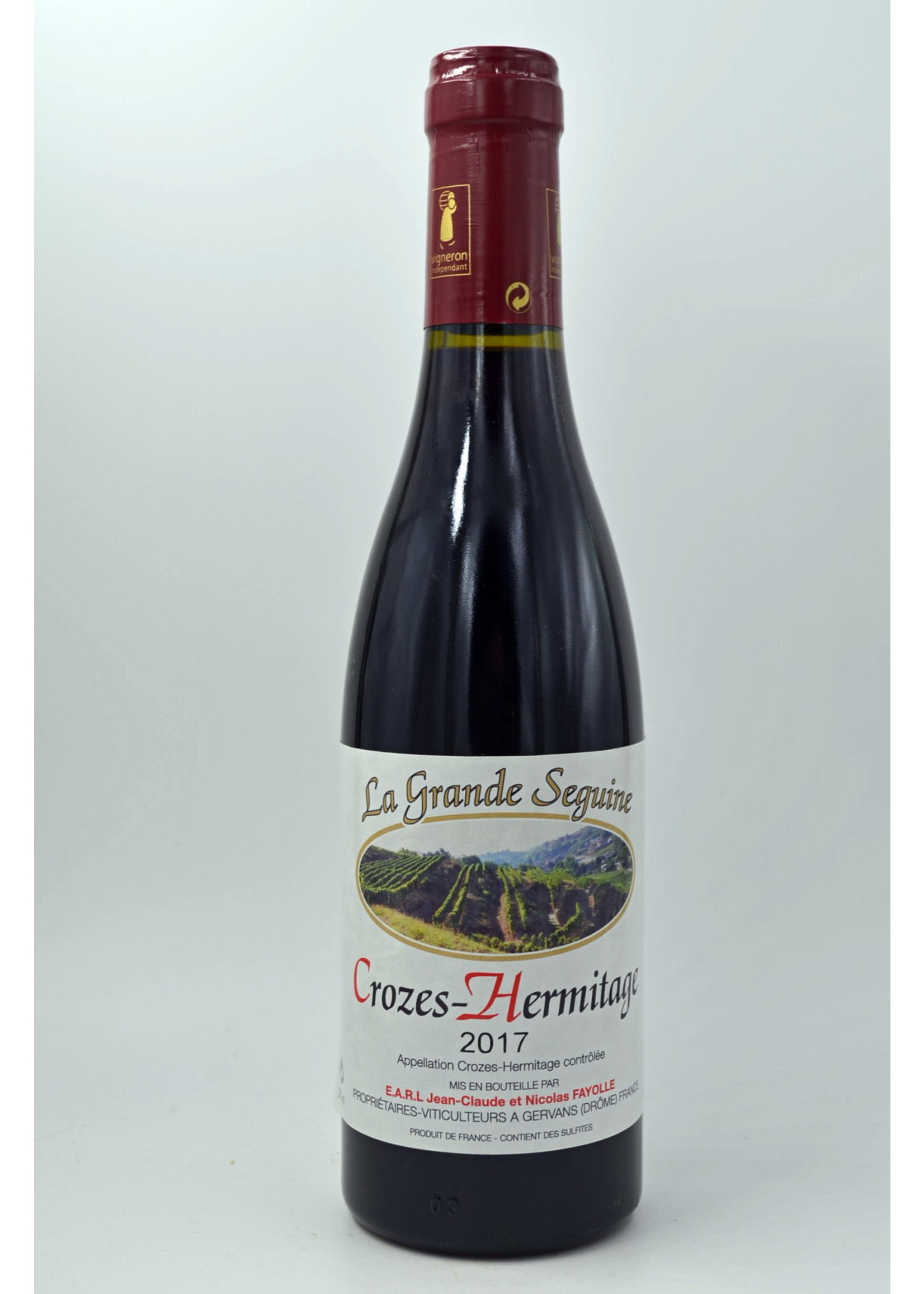 2017 Crozes Hermitage la Grande Seguine Fayolle Demi